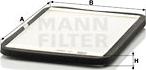 Mann-Filter CU 2424 - Фильтр воздуха в салоне autospares.lv