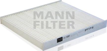 Mann-Filter CU 2026/1 - Фильтр воздуха в салоне autospares.lv