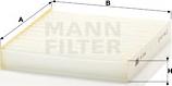 Mann-Filter CU 2145 - Фильтр воздуха в салоне autospares.lv