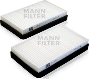 Mann-Filter CU 2106/1-2 - Фильтр воздуха в салоне autospares.lv