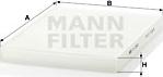 Mann-Filter CU 2882 - Фильтр воздуха в салоне autospares.lv