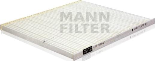 Mann-Filter CU 2344/1 - Фильтр воздуха в салоне autospares.lv
