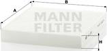 Mann-Filter CU 2351 - Фильтр воздуха в салоне autospares.lv