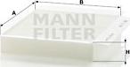 Mann-Filter CU 2338 - Фильтр воздуха в салоне autospares.lv