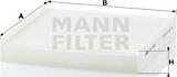 Mann-Filter CU 2245 - Фильтр воздуха в салоне autospares.lv