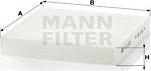 Mann-Filter CU 2253 - Фильтр воздуха в салоне autospares.lv