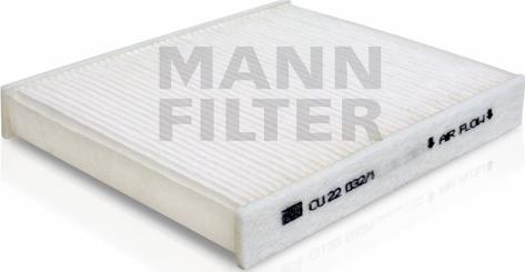 Mann-Filter CU 22 032/1 - Фильтр воздуха в салоне autospares.lv