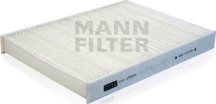 Mann-Filter CU 2733/1 - Фильтр воздуха в салоне autospares.lv