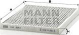 Mann-Filter CUK 2243 - Фильтр воздуха в салоне autospares.lv