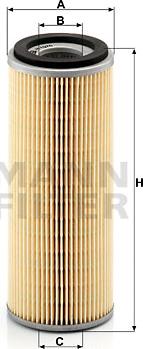 Mann-Filter H 1076 x - Масляный фильтр autospares.lv