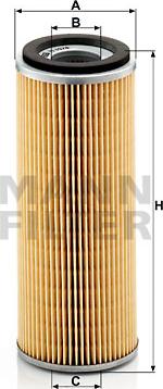 Mann-Filter H 1076 - Масляный фильтр autospares.lv