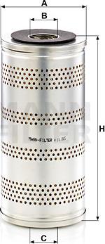Mann-Filter H 11 005 x - Фильтр, система рабочей гидравлики autospares.lv