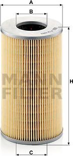 Mann-Filter H 12 107/1 - Масляный фильтр autospares.lv