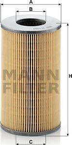 Mann-Filter H 1282 x - Масляный фильтр autospares.lv