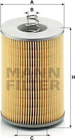 Mann-Filter H 1275 x - Масляный фильтр autospares.lv