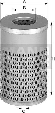 Mann-Filter H 829/2 - Масляный фильтр autospares.lv