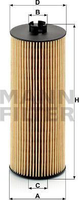 Mann-Filter HU 945/3 x - Масляный фильтр autospares.lv