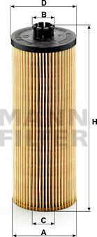 Mann-Filter HU 947/2 x - Масляный фильтр autospares.lv