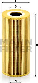 Mann-Filter HU 951 x - Масляный фильтр autospares.lv