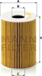 Mann-Filter HU 9001 x - Масляный фильтр autospares.lv