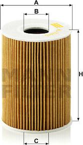 Mann-Filter HU 926/5 z - Масляный фильтр autospares.lv