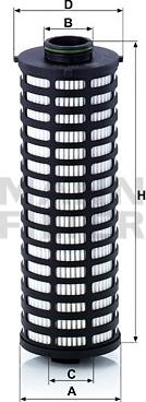 Mann-Filter HU 11 002 x - Масляный фильтр autospares.lv