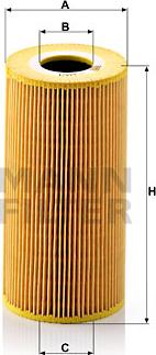Mann-Filter HU 848/1 x - Масляный фильтр autospares.lv