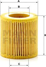 Mann-Filter HU 8011 z - Масляный фильтр autospares.lv