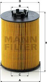Mann-Filter HU 823 x - Масляный фильтр autospares.lv