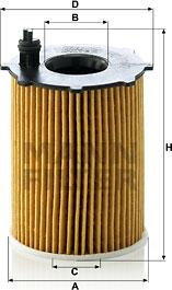 Mann-Filter HU 716/2 x - Масляный фильтр autospares.lv