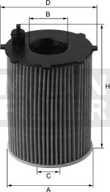 Mann-Filter HU 718/8 x - Масляный фильтр autospares.lv