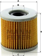 Mann-Filter MH 811 - Масляный фильтр autospares.lv