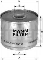 Mann-Filter P 945/2 - Топливный фильтр autospares.lv