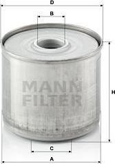 Mann-Filter P 917/1 x - Топливный фильтр autospares.lv