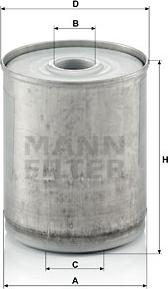 Mann-Filter P 939 x - Топливный фильтр autospares.lv