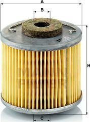 Mann-Filter P 715 - Топливный фильтр autospares.lv