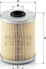 Mann-Filter P 718 x - Топливный фильтр autospares.lv