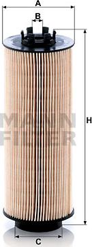 Mann-Filter PU 966/2 x - Топливный фильтр autospares.lv
