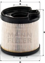 Mann-Filter PU 922 x - Топливный фильтр autospares.lv