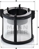 Mann-Filter PU 51 z - Топливный фильтр autospares.lv