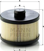 Mann-Filter PU 10 001 x - Топливный фильтр autospares.lv
