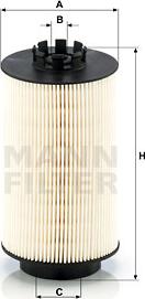 Mann-Filter PU 10 008 x - Топливный фильтр autospares.lv