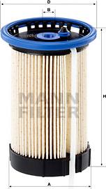 Mann-Filter PU 8014 - Топливный фильтр autospares.lv