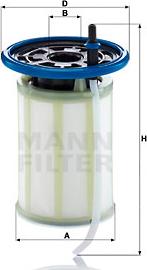 Mann-Filter PU 7019 - Топливный фильтр autospares.lv