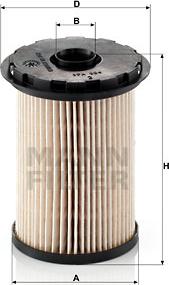 Mann-Filter PU 731 x - Топливный фильтр autospares.lv