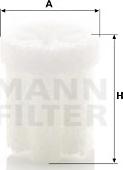 Mann-Filter U 1003 (10) - Карбамидный фильтр autospares.lv