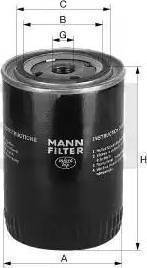 Mann-Filter W 962/38 - Масляный фильтр autospares.lv
