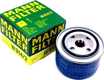 Mann-Filter W 914/2 (10) - Масляный фильтр autospares.lv