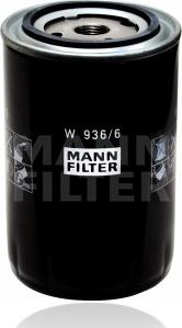 Mann-Filter W 936/6 - Масляный фильтр autospares.lv