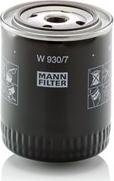 Mann-Filter W 930/7 - Масляный фильтр autospares.lv